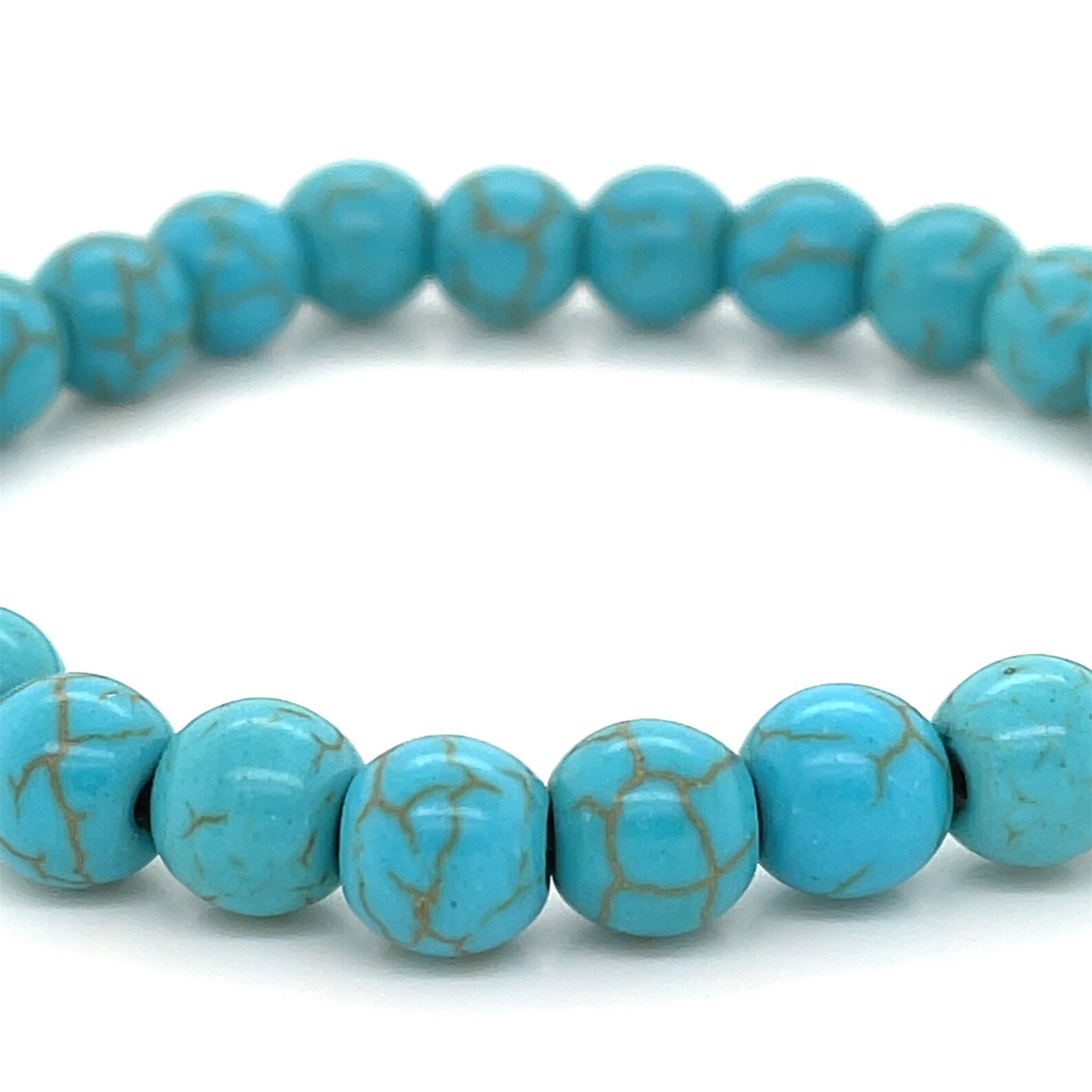 Onyx. Turquoise, and Labradorite Bead Bracelet — Nova Heart Designs