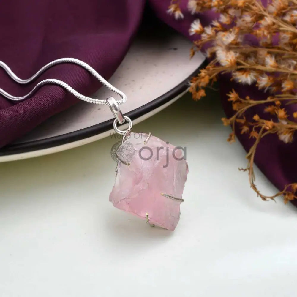 Avni Rose Quartz Necklace – 003 – Sanguine Aura